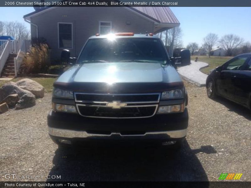 Blue Granite Metallic / Dark Charcoal 2006 Chevrolet Silverado 3500 LT Crew Cab 4x4 Dually
