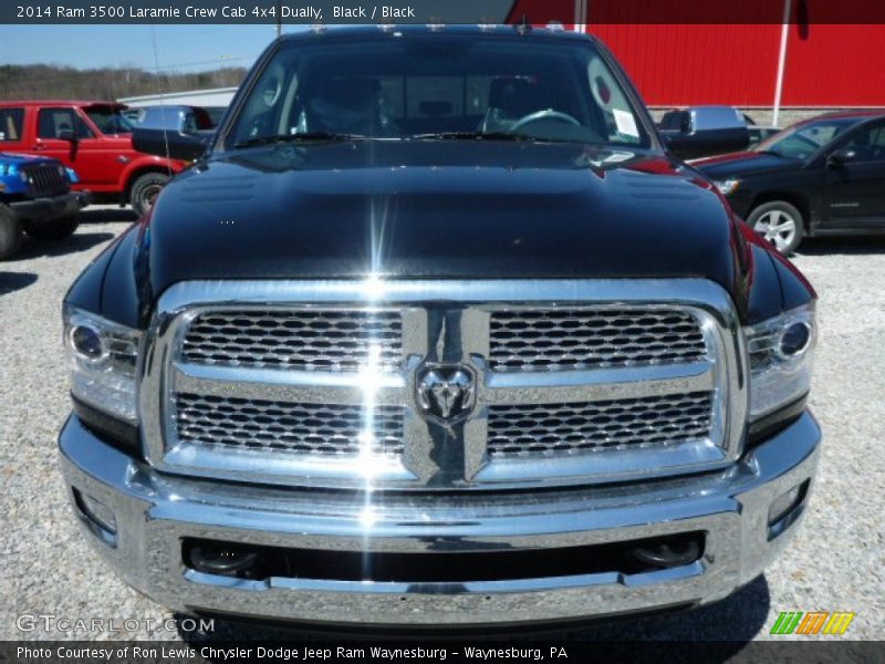 Black / Black 2014 Ram 3500 Laramie Crew Cab 4x4 Dually