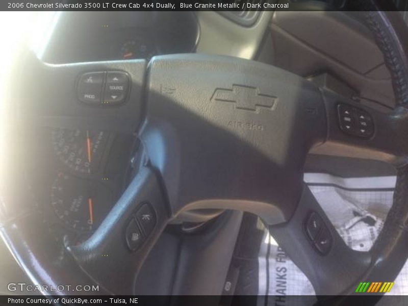 Blue Granite Metallic / Dark Charcoal 2006 Chevrolet Silverado 3500 LT Crew Cab 4x4 Dually