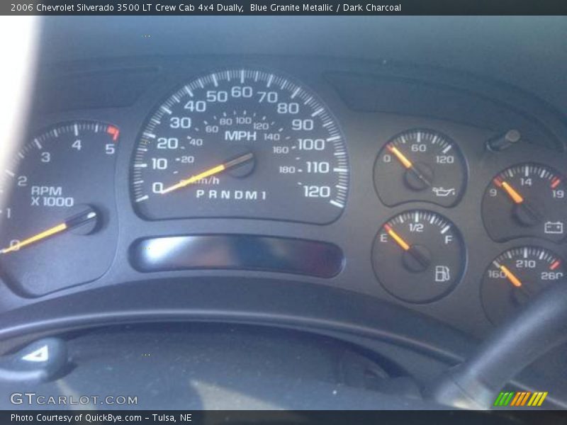 Blue Granite Metallic / Dark Charcoal 2006 Chevrolet Silverado 3500 LT Crew Cab 4x4 Dually