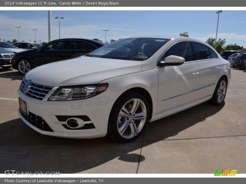 Candy White / Desert Beige/Black 2014 Volkswagen CC R-Line