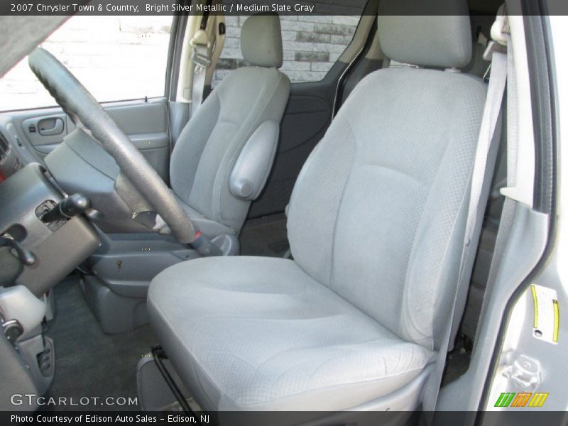 Bright Silver Metallic / Medium Slate Gray 2007 Chrysler Town & Country