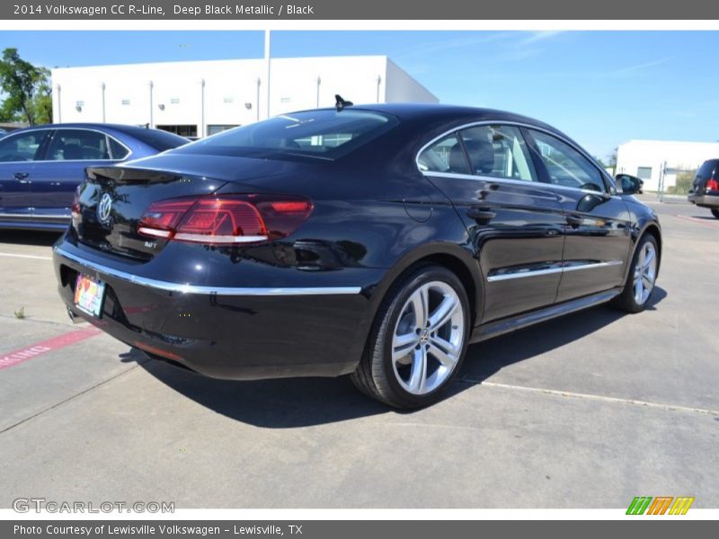 Deep Black Metallic / Black 2014 Volkswagen CC R-Line