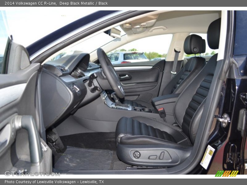 Deep Black Metallic / Black 2014 Volkswagen CC R-Line