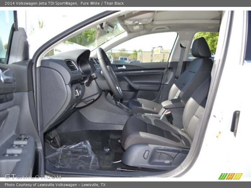 Pure White / Titan Black 2014 Volkswagen Jetta TDI SportWagen
