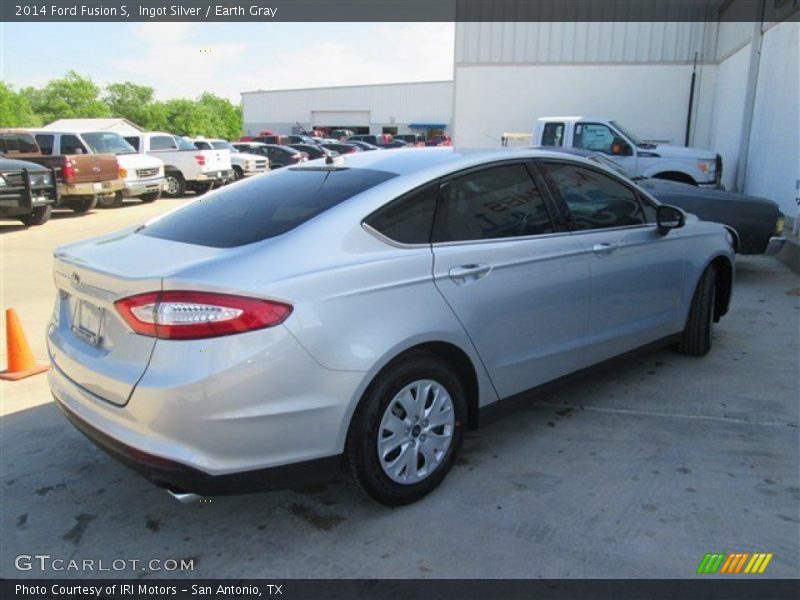 Ingot Silver / Earth Gray 2014 Ford Fusion S