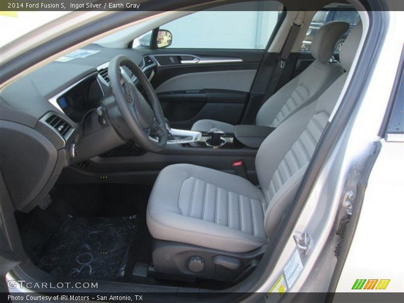 Ingot Silver / Earth Gray 2014 Ford Fusion S