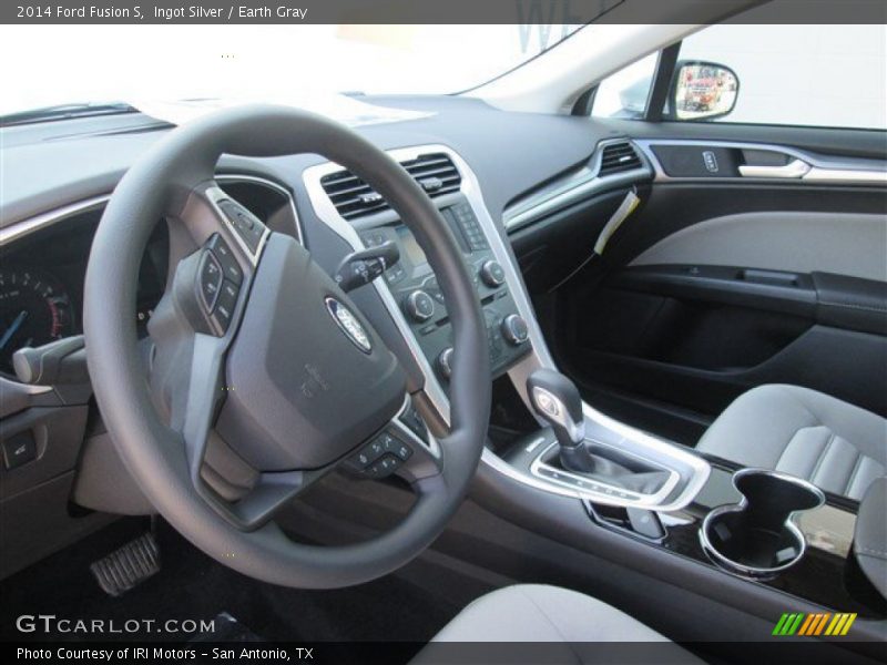Ingot Silver / Earth Gray 2014 Ford Fusion S