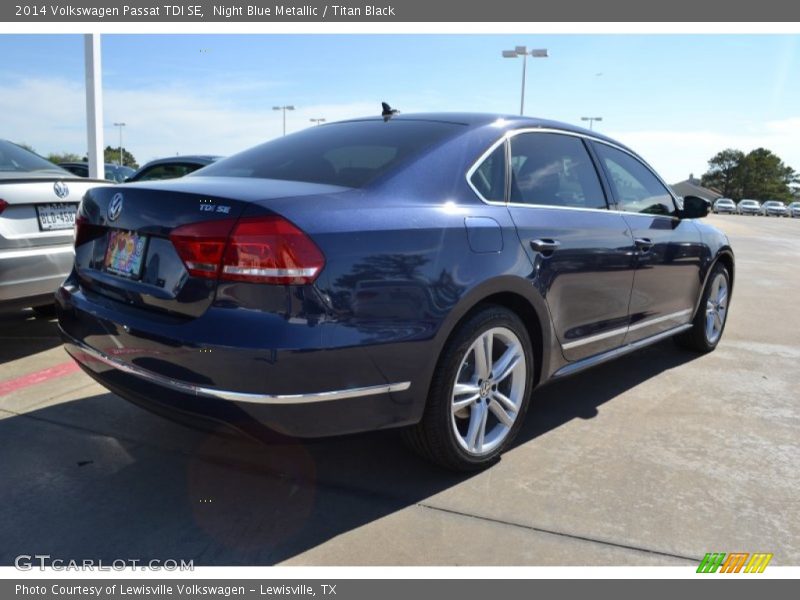 Night Blue Metallic / Titan Black 2014 Volkswagen Passat TDI SE