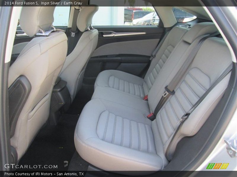 Ingot Silver / Earth Gray 2014 Ford Fusion S