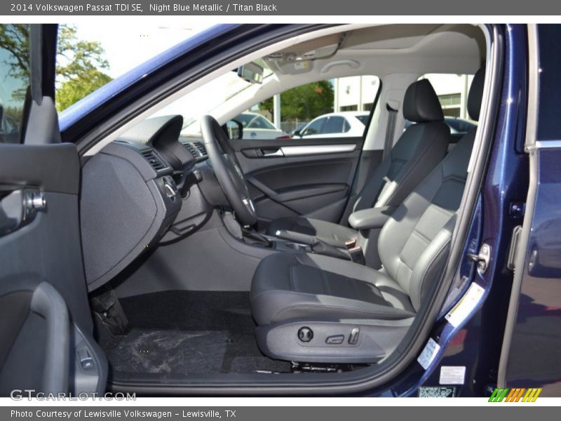 Night Blue Metallic / Titan Black 2014 Volkswagen Passat TDI SE