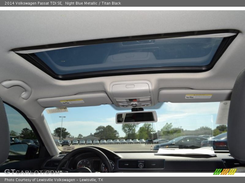 Night Blue Metallic / Titan Black 2014 Volkswagen Passat TDI SE
