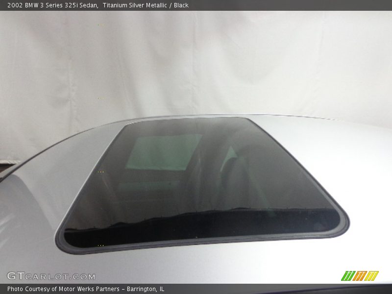 Titanium Silver Metallic / Black 2002 BMW 3 Series 325i Sedan