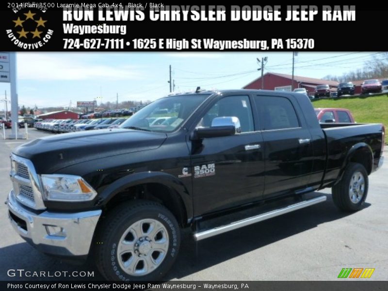 Black / Black 2014 Ram 3500 Laramie Mega Cab 4x4