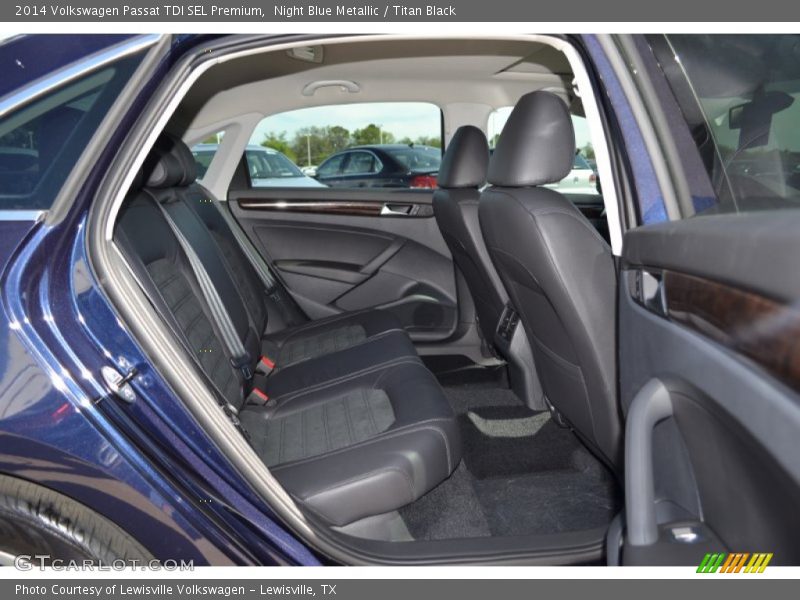 Night Blue Metallic / Titan Black 2014 Volkswagen Passat TDI SEL Premium