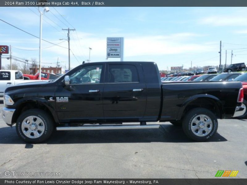 Black / Black 2014 Ram 3500 Laramie Mega Cab 4x4