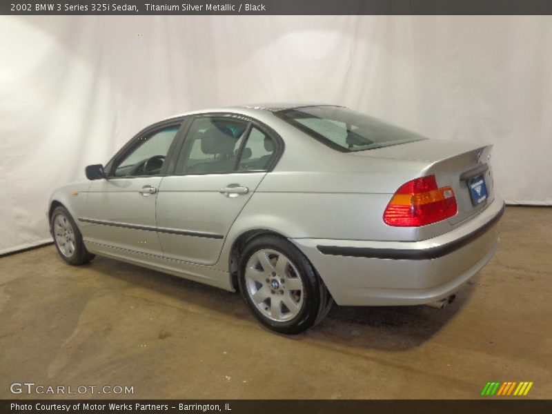 Titanium Silver Metallic / Black 2002 BMW 3 Series 325i Sedan