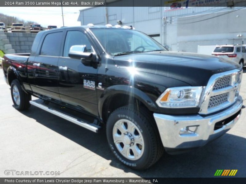 Black / Black 2014 Ram 3500 Laramie Mega Cab 4x4