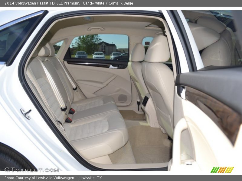 Candy White / Cornsilk Beige 2014 Volkswagen Passat TDI SEL Premium