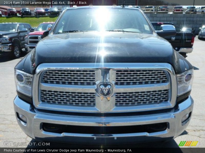 Black / Black 2014 Ram 3500 Laramie Mega Cab 4x4