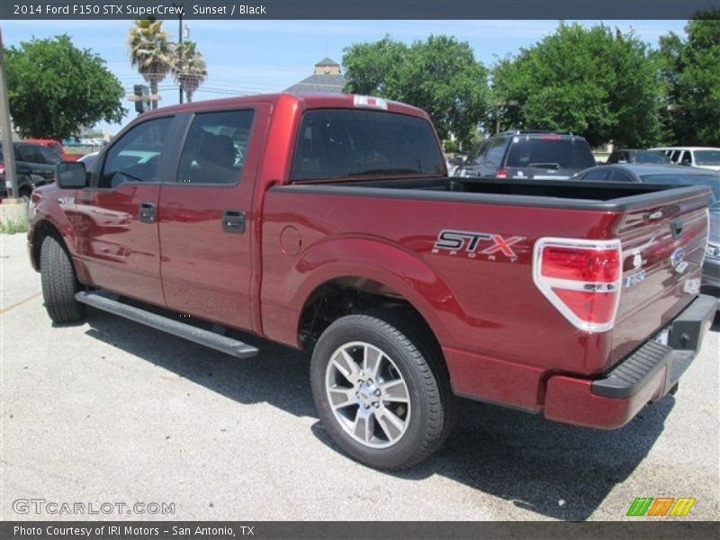 Sunset / Black 2014 Ford F150 STX SuperCrew