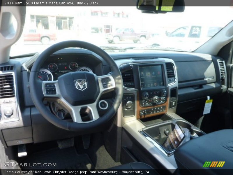 Dashboard of 2014 3500 Laramie Mega Cab 4x4