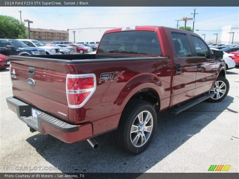 Sunset / Black 2014 Ford F150 STX SuperCrew