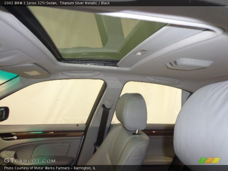 Titanium Silver Metallic / Black 2002 BMW 3 Series 325i Sedan