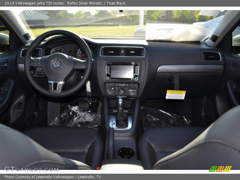 Reflex Silver Metallic / Titan Black 2014 Volkswagen Jetta TDI Sedan