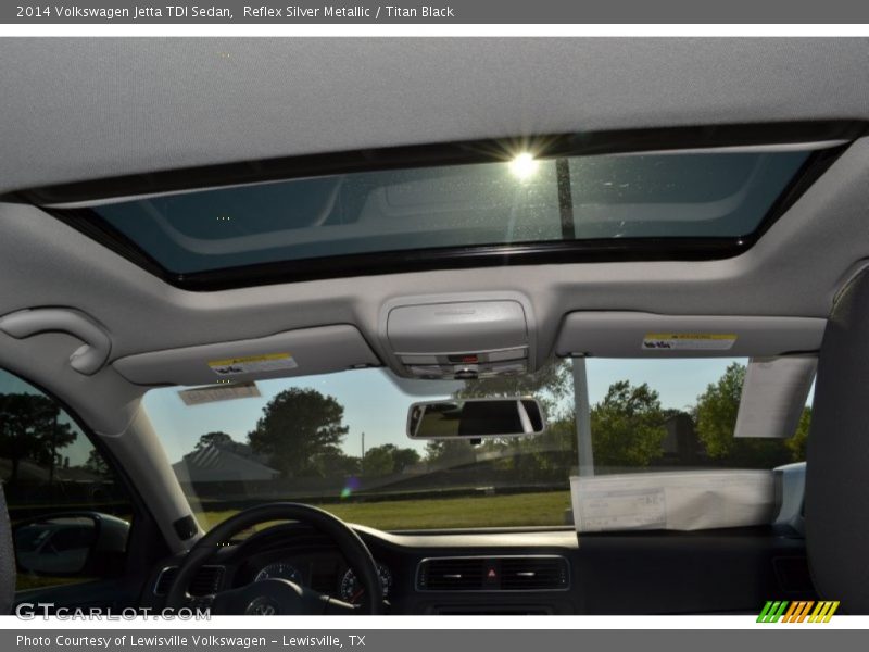 Reflex Silver Metallic / Titan Black 2014 Volkswagen Jetta TDI Sedan