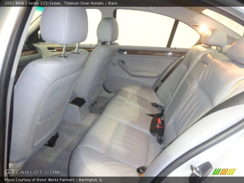 Titanium Silver Metallic / Black 2002 BMW 3 Series 325i Sedan