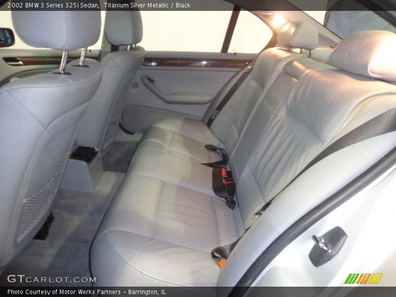 Titanium Silver Metallic / Black 2002 BMW 3 Series 325i Sedan