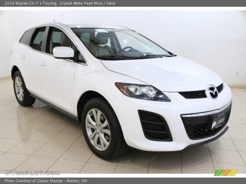 Crystal White Pearl Mica / Sand 2010 Mazda CX-7 s Touring