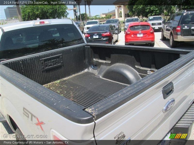 Ingot Silver / Black 2014 Ford F150 STX SuperCab