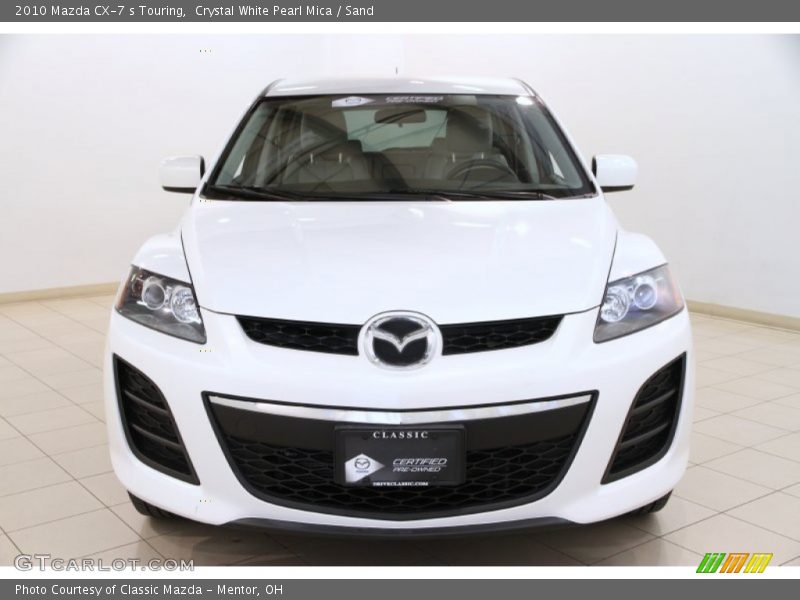 Crystal White Pearl Mica / Sand 2010 Mazda CX-7 s Touring