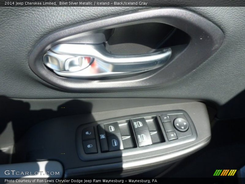 Billet Silver Metallic / Iceland - Black/Iceland Gray 2014 Jeep Cherokee Limited