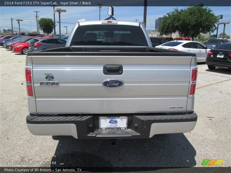 Ingot Silver / Black 2014 Ford F150 STX SuperCab