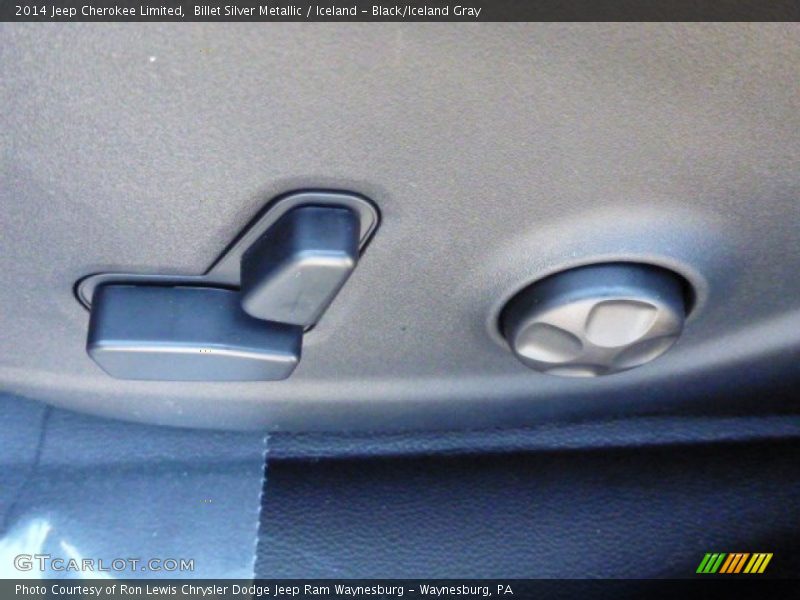Billet Silver Metallic / Iceland - Black/Iceland Gray 2014 Jeep Cherokee Limited