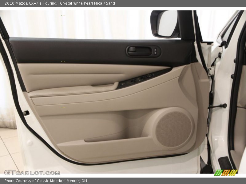 Crystal White Pearl Mica / Sand 2010 Mazda CX-7 s Touring