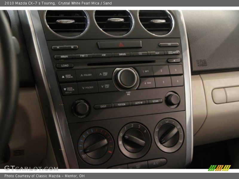 Crystal White Pearl Mica / Sand 2010 Mazda CX-7 s Touring