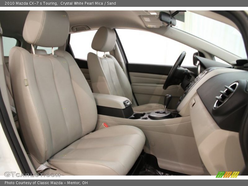 Crystal White Pearl Mica / Sand 2010 Mazda CX-7 s Touring