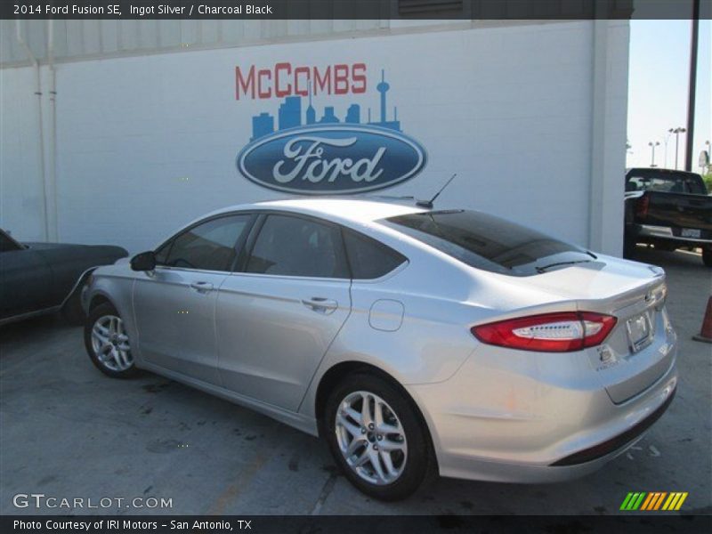 Ingot Silver / Charcoal Black 2014 Ford Fusion SE