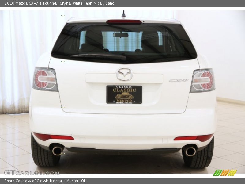 Crystal White Pearl Mica / Sand 2010 Mazda CX-7 s Touring