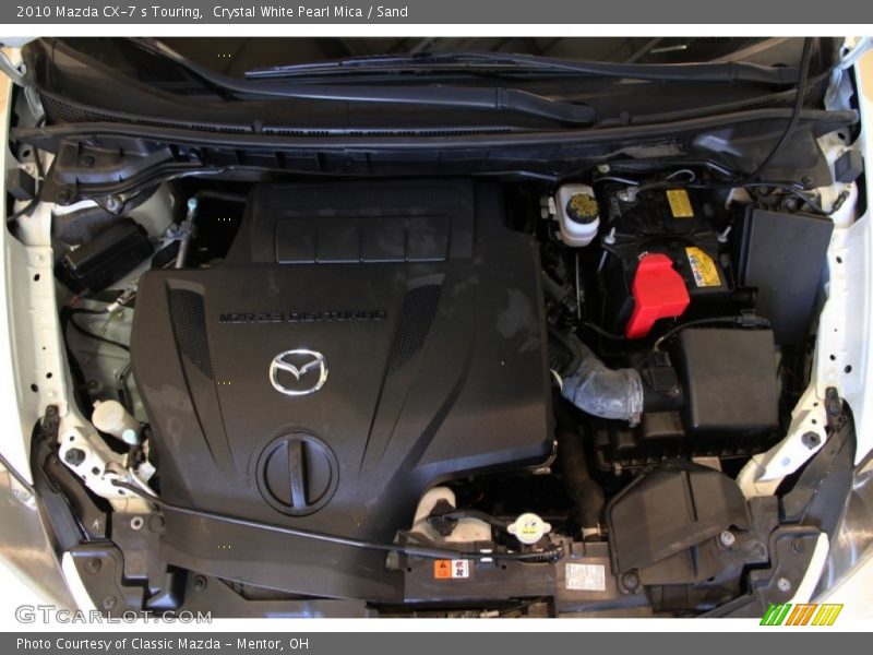 Crystal White Pearl Mica / Sand 2010 Mazda CX-7 s Touring