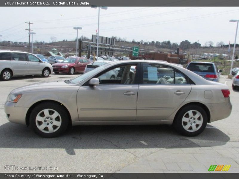 Golden Beige / Beige 2007 Hyundai Sonata GLS