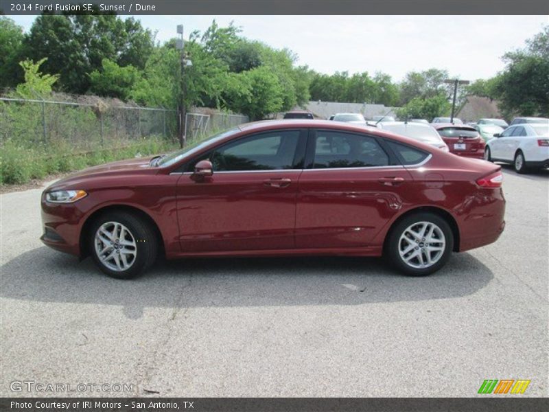 Sunset / Dune 2014 Ford Fusion SE