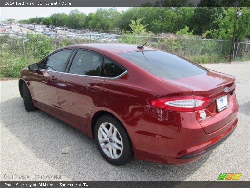 Sunset / Dune 2014 Ford Fusion SE