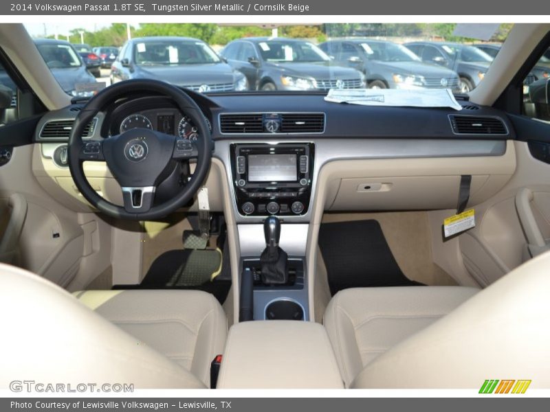 Tungsten Silver Metallic / Cornsilk Beige 2014 Volkswagen Passat 1.8T SE