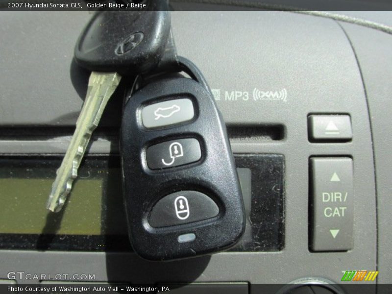 Golden Beige / Beige 2007 Hyundai Sonata GLS