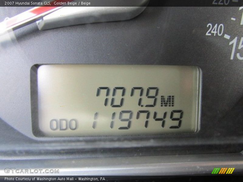 Golden Beige / Beige 2007 Hyundai Sonata GLS